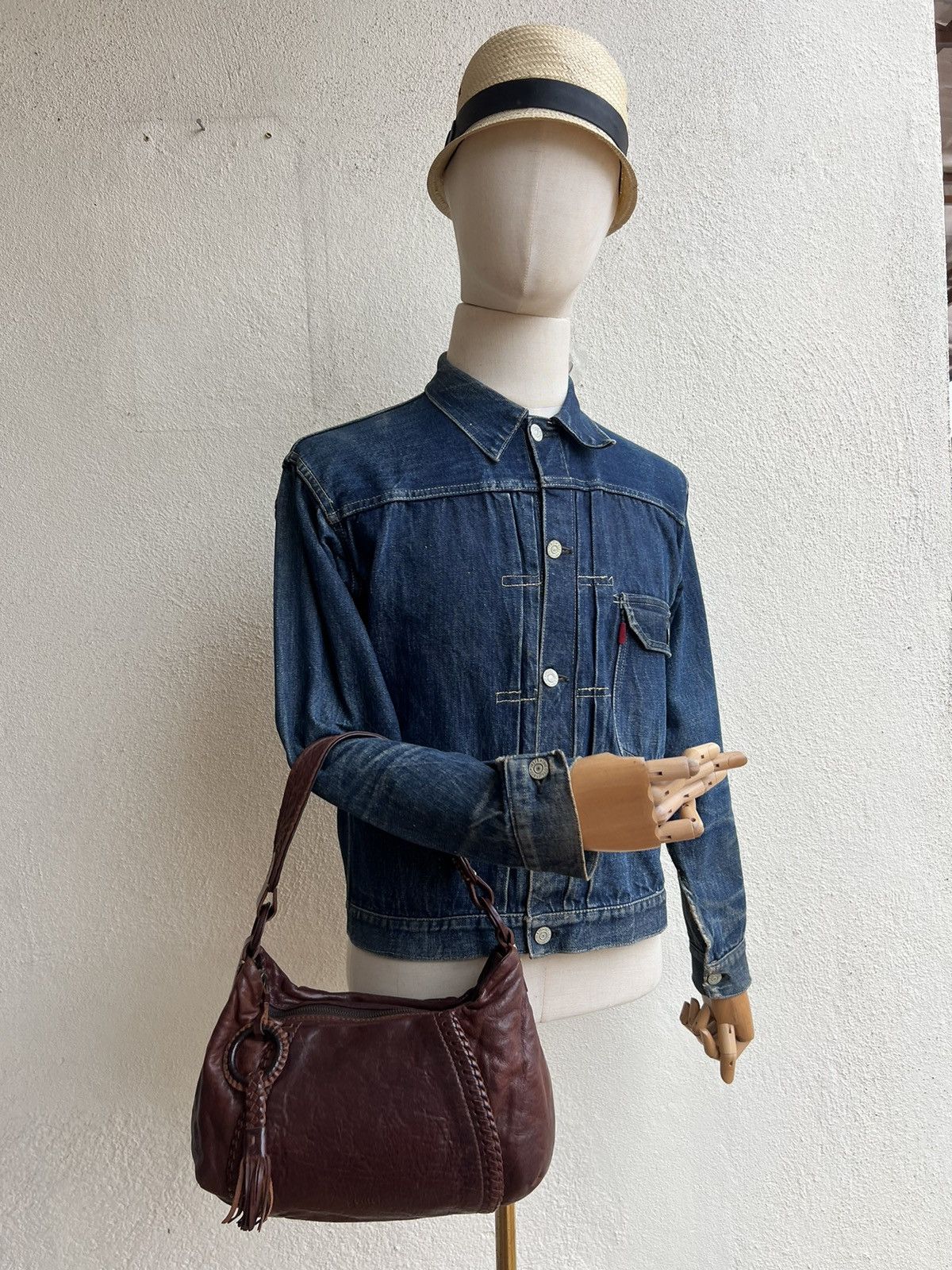 Leather genten Japan Patina Leather Mini Hobo Bag Size ONE SIZE - 20 Thumbnail