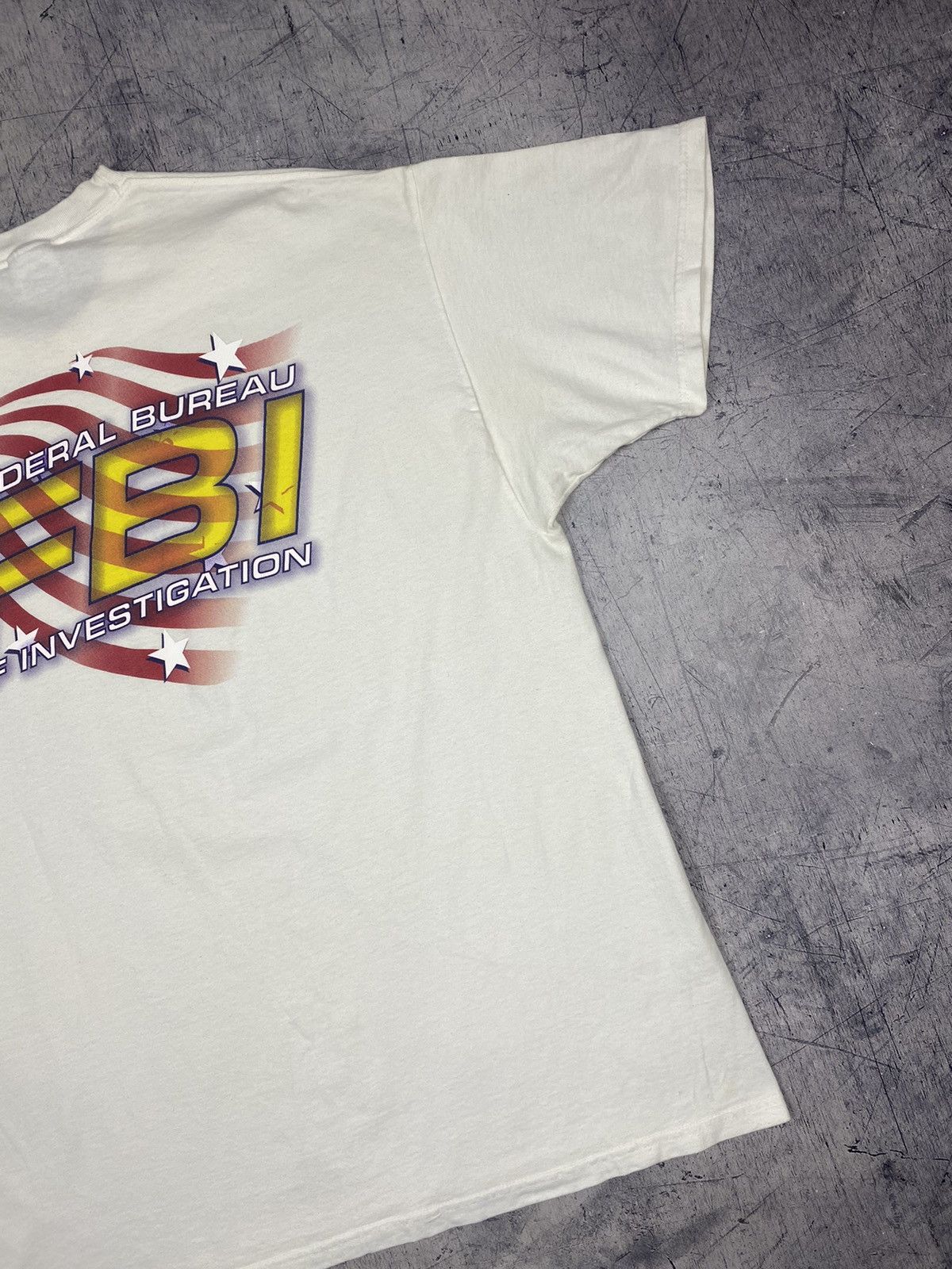 Vintage 1990s FBI Federal Bureau Investigation USA Tee