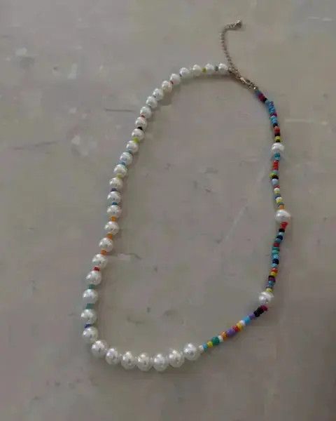 Jewelry Handmade Imitation Pearl Necklace Size ONE SIZE - 2 Thumbnail