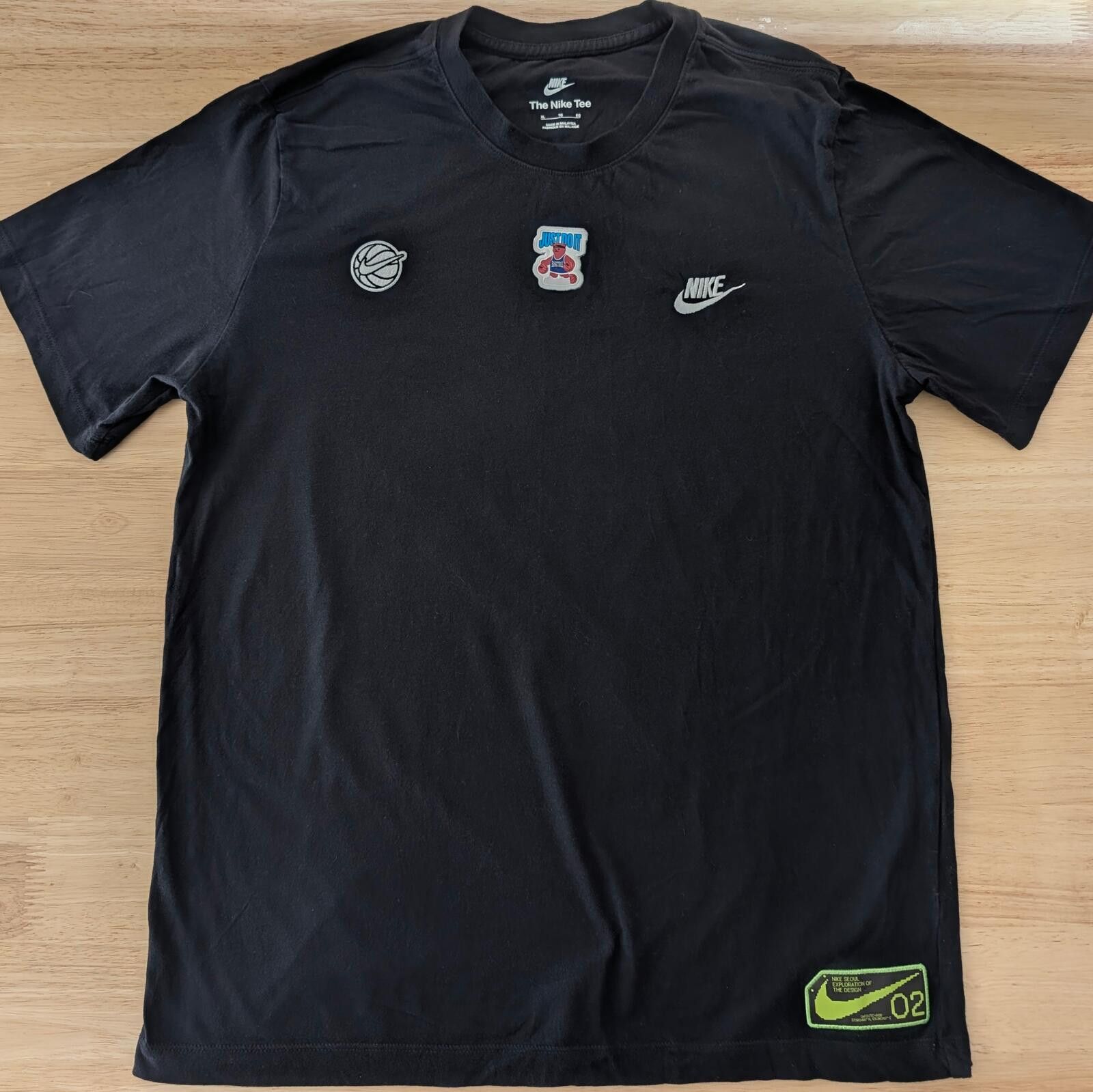 Nike Nike Custom Basketball Graphic Black T-Shirt XL Size US XL / EU 56 / 4 - 1 Thumbnail
