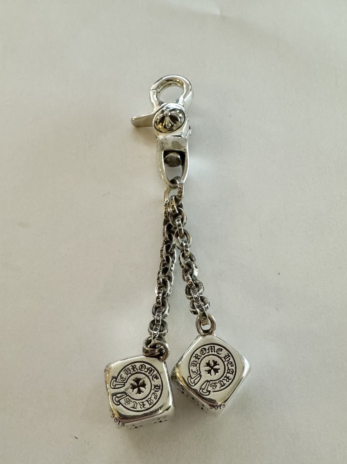 Chrome Hearts Chrome Hearts Dice Keychain | Grailed