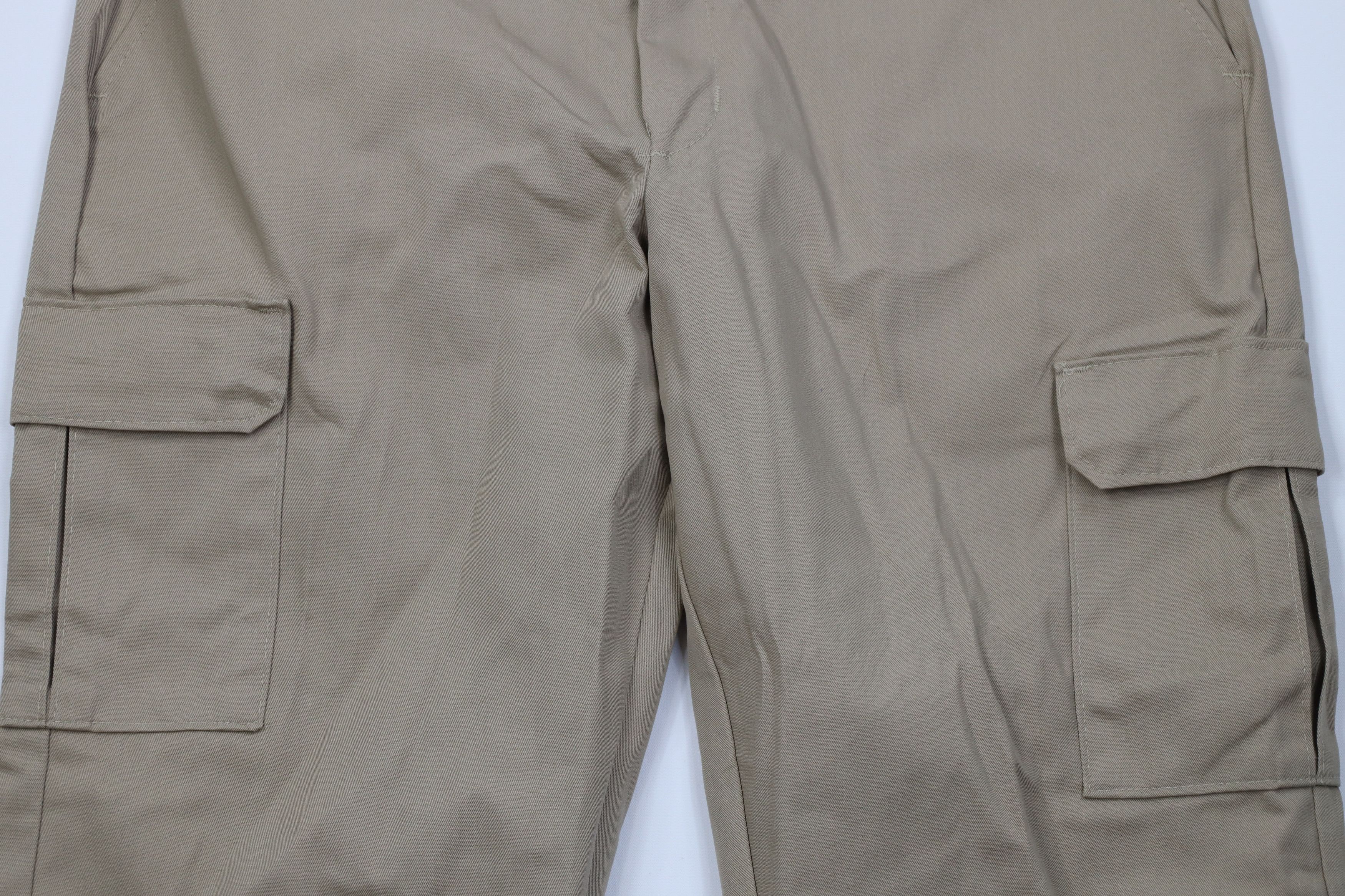 Vintage Deadstock Vintage 90s Streetwear Wide Leg Cargo Pants Beige Size US 38 / EU 54 - 3 Thumbnail
