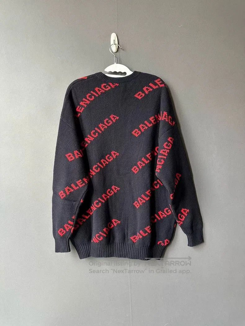 Balenciaga Balenciaga Logo Bullet Screen Sweater. Size US XS / EU 42 / 0 - 2 Thumbnail