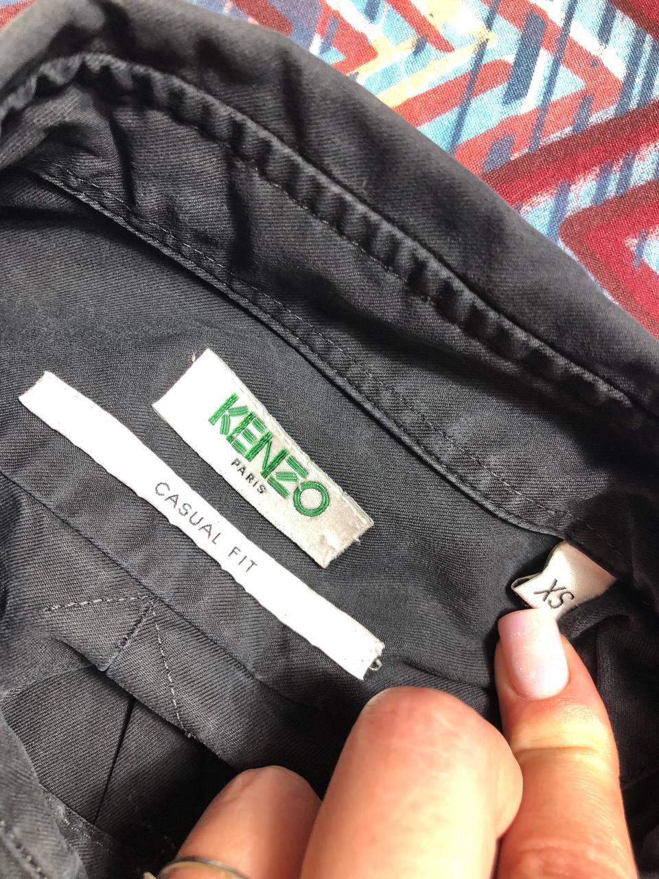 Kenzo × Vintage Kenzo Boke Flower Logo Men's Shirt Size US XS / EU 42 / 0 - 11 Thumbnail
