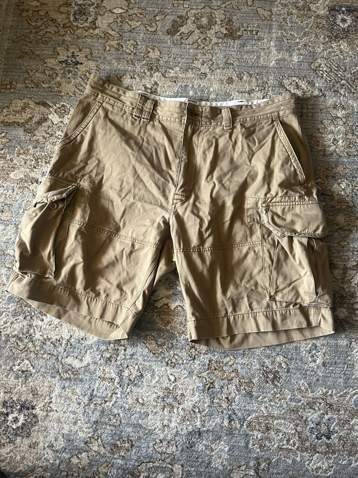 Polo Ralph Lauren MENS POLO RALPH LAUREN CARGO SHORTS BEIGE 40 Size US 40 / EU 56 - 1 Thumbnail