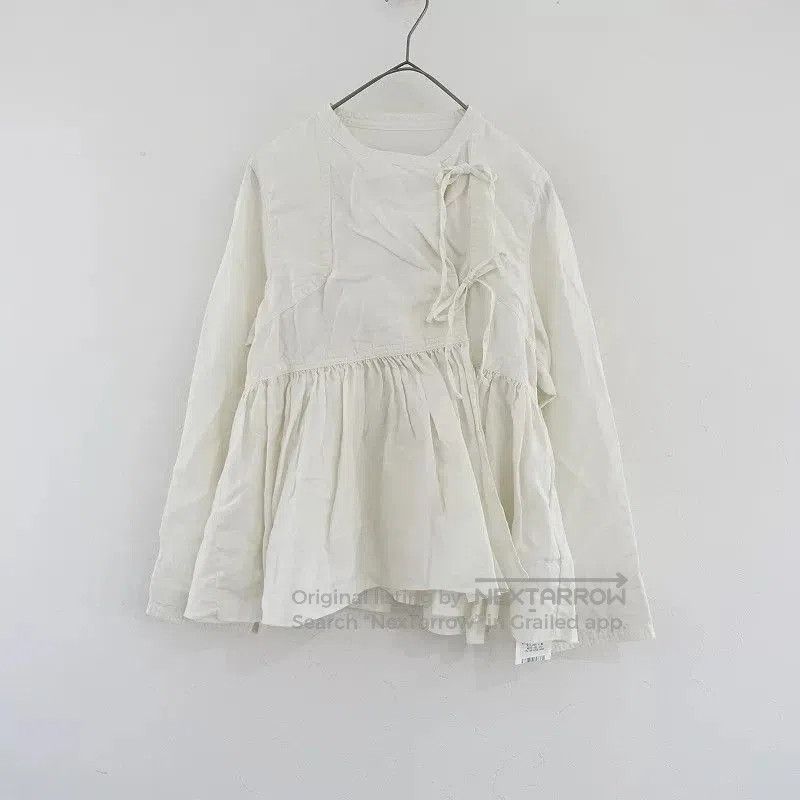 Other Natural Beige Linen Long Sleeve Shirt. Size M / US 6-8 / IT 42-44 - 1 Thumbnail