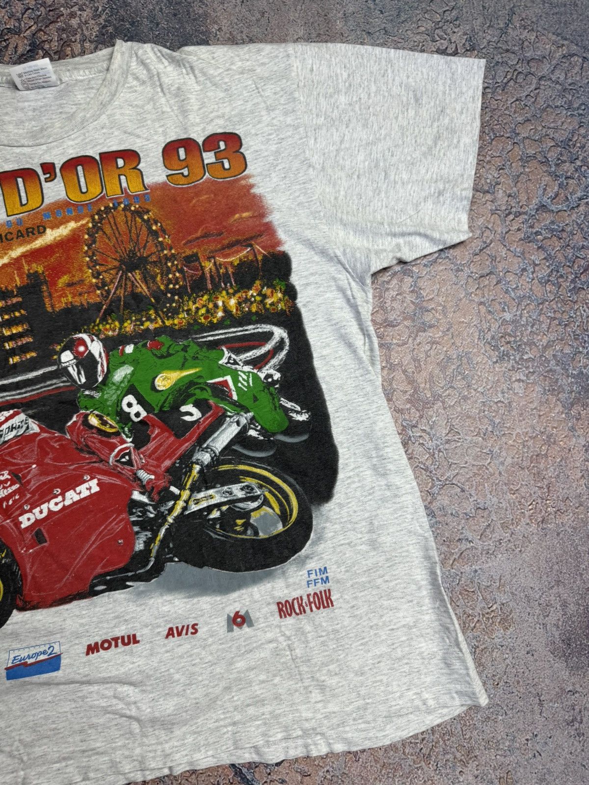 Ducati × Vintage Vintage Rare 1993 T-shirt Size US XL / EU 56 / 4 - 3 Thumbnail