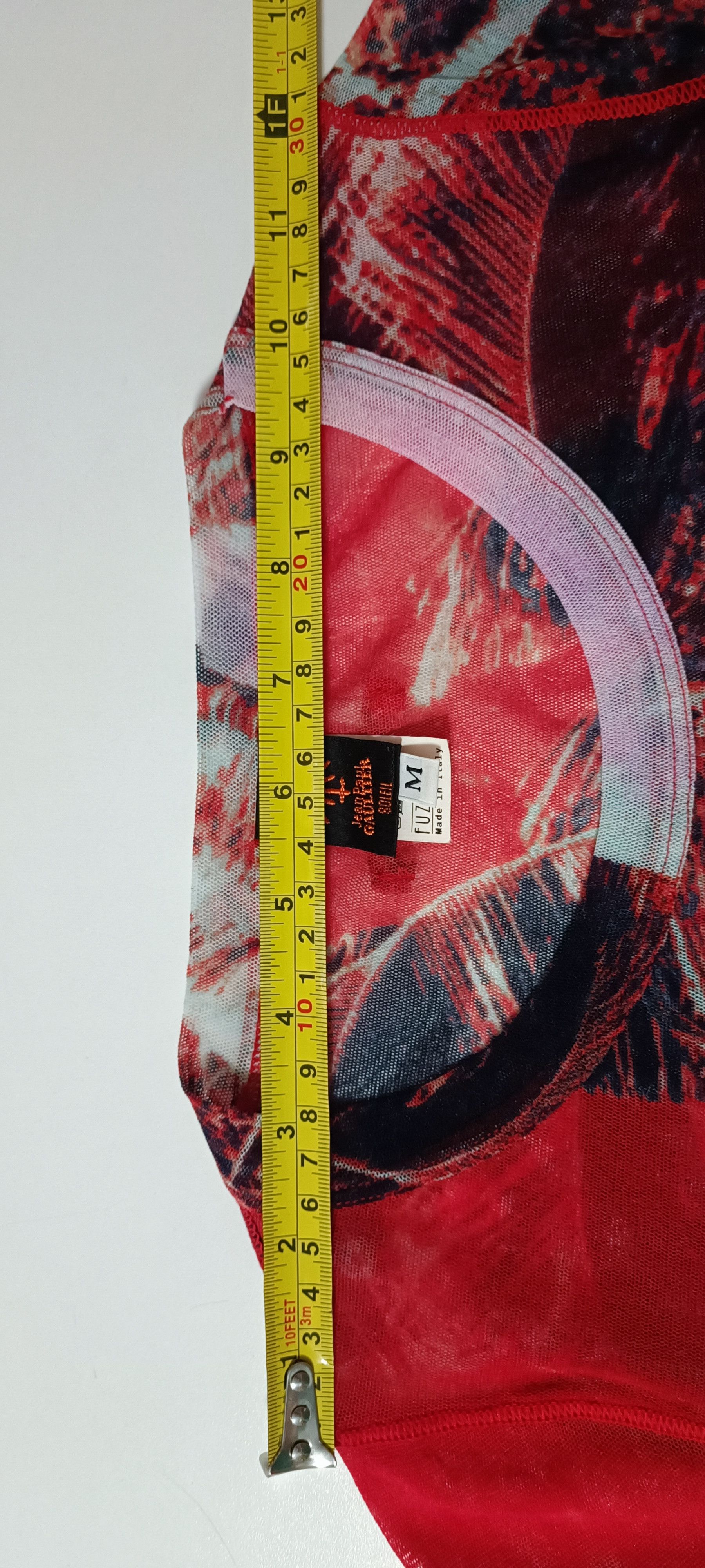 Jean Paul Gaultier Palm trees nylon mesh t-shirt Size US XS / EU 42 / 0 - 12 Thumbnail