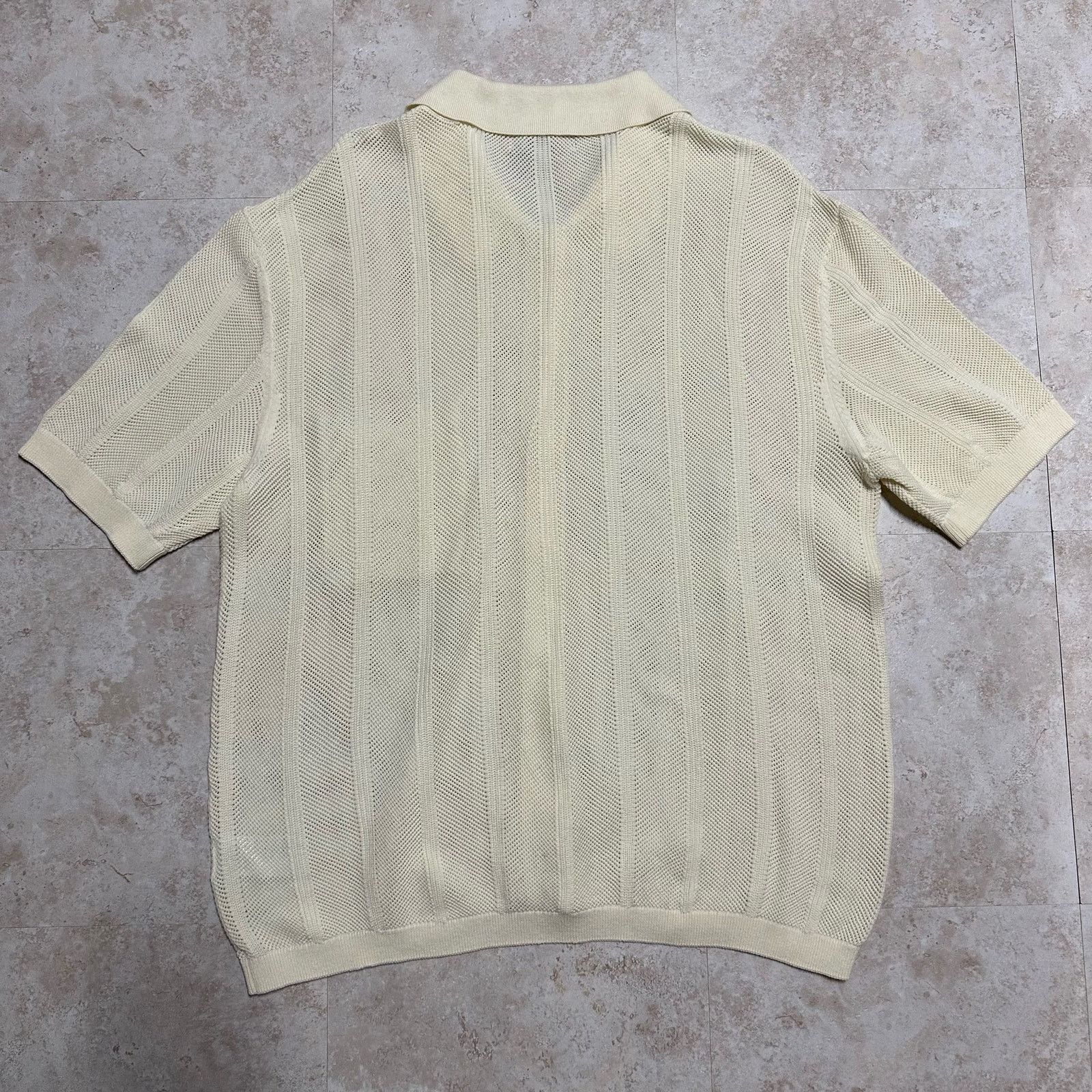 Standard Cloth Standard Cloth Textured Stitch Polo Rico Button Shirt Size US M / EU 48-50 / 2 - 2 Thumbnail