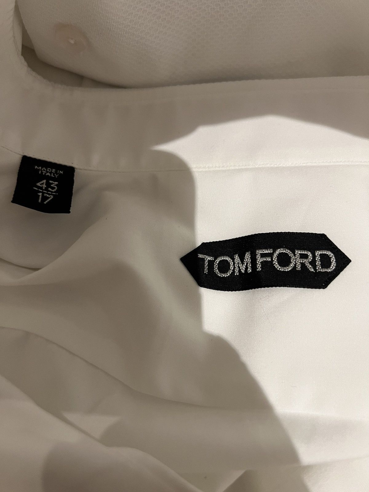 Tom Ford TOM FORD White Dress tuxedo Shirt Size 17 43 Long Sleeves Size US XL / EU 56 / 4 - 8 Thumbnail