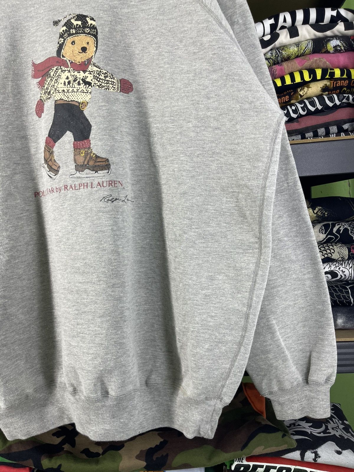 Polo Ralph Lauren Vintage Polo Bear Ice Skating by Ralph Lauren Sweatshirt Size US M / EU 48-50 / 2 - 3 Thumbnail