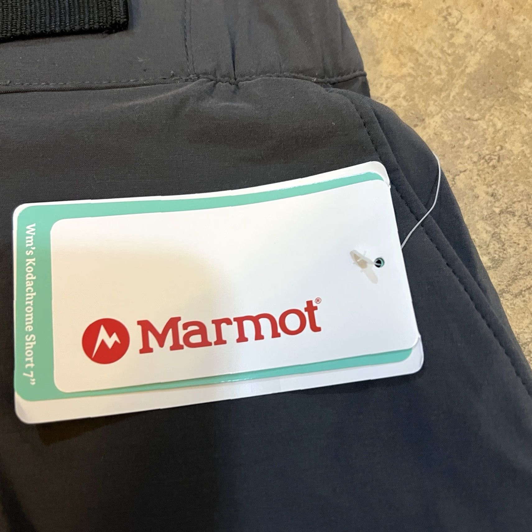 Marmot Marmot Women's Kodachrome 5” Shorts Hiking Casual Outdoors Dark Steel Size 2 Gray Nylon Elastane Regular UV Quick Dry Pockets Zipper Button Size 26" / US 2 / IT 38 - 3 Thumbnail