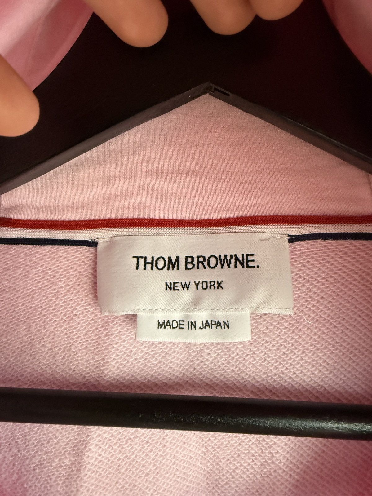 Thom Browne Thome Browne Pink Zip Up Hoodie Size US M / EU 48-50 / 2 - 6 Thumbnail