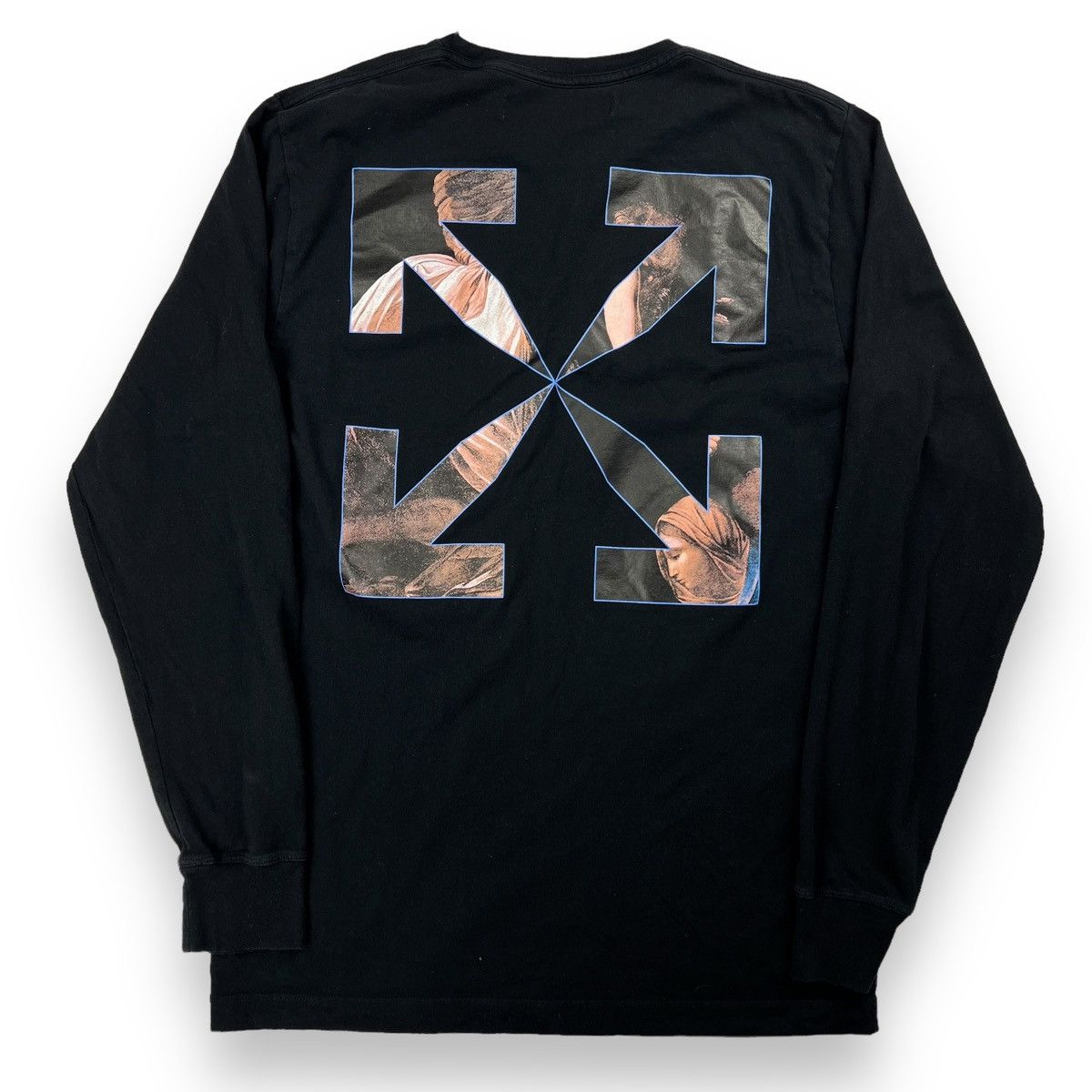 Off-White Off-White Caravaggio Arrows Black Long Sleeve T Shirt Size US L / EU 52-54 / 3 - 3 Thumbnail