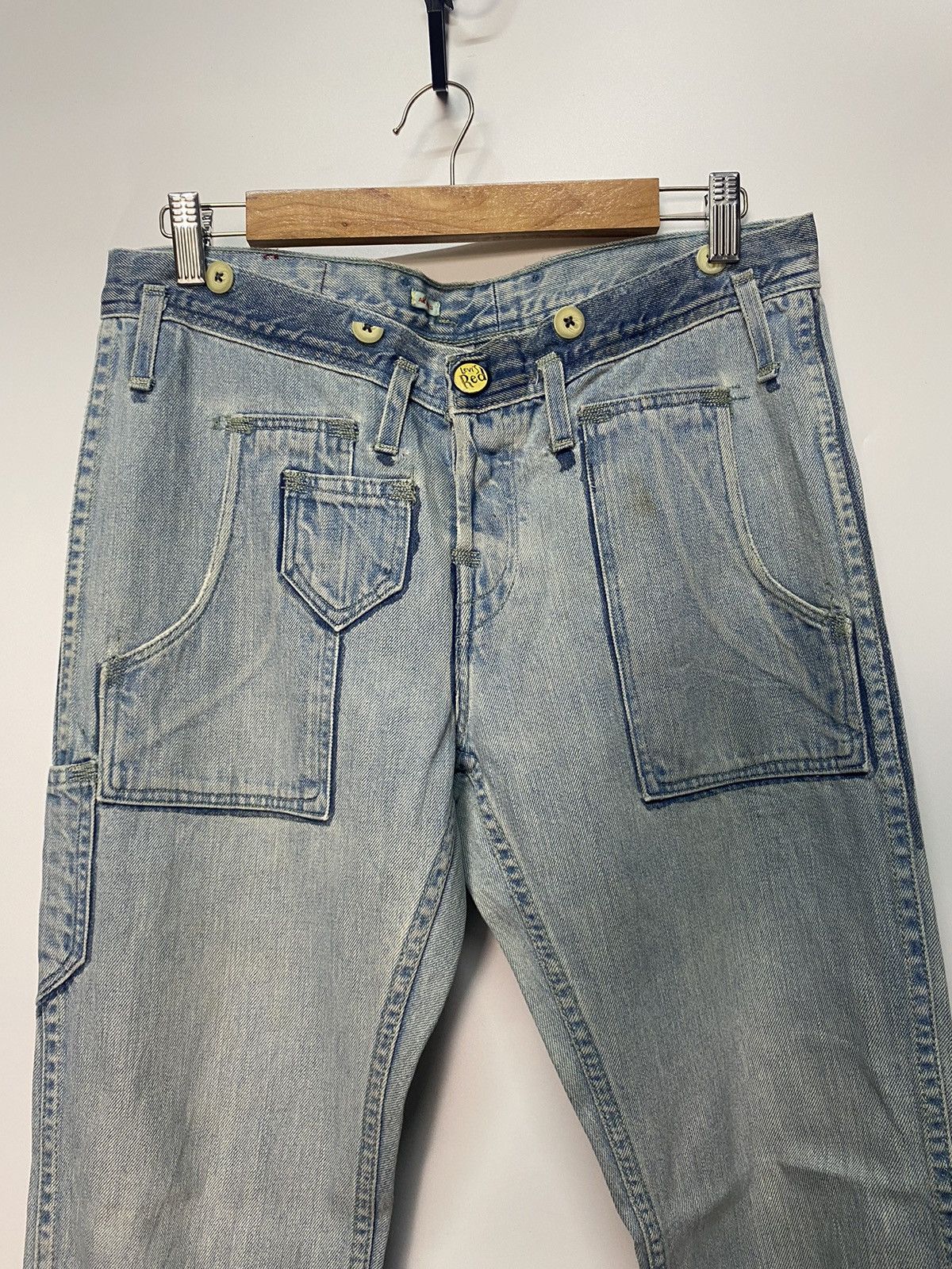 Levi's × Levi's Vintage Clothing Vintage Levi’s RED Denim Jeans Multi Pocket Pants Size US 32 / EU 48 - 3 Thumbnail