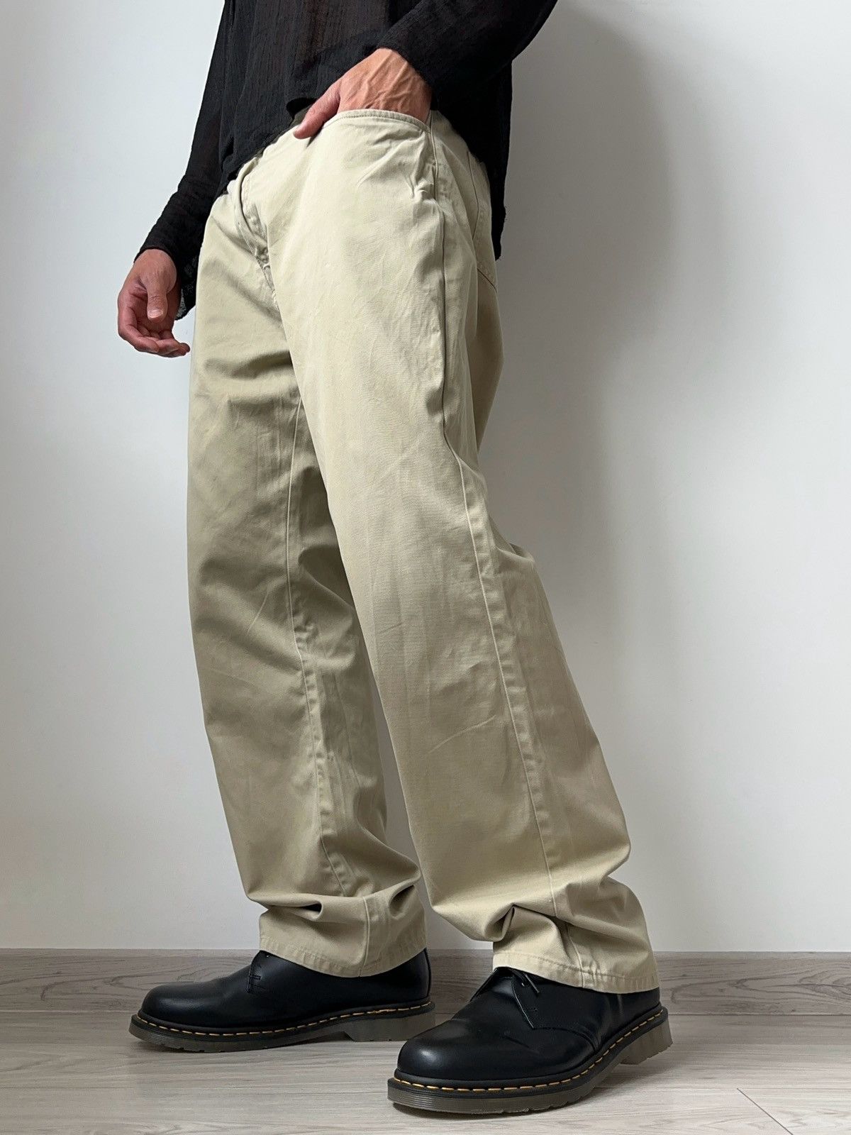 メンズ 90s Yves Saint Laurent wide slacks