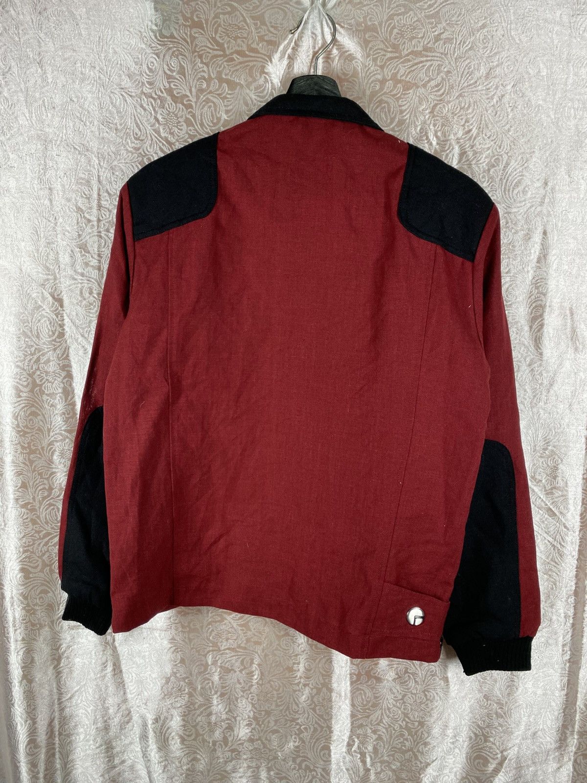 Fusalp Fusalp Vintage Ski Red Black Snap Button Utility Jacket Size US M / EU 48-50 / 2 - 8 Thumbnail