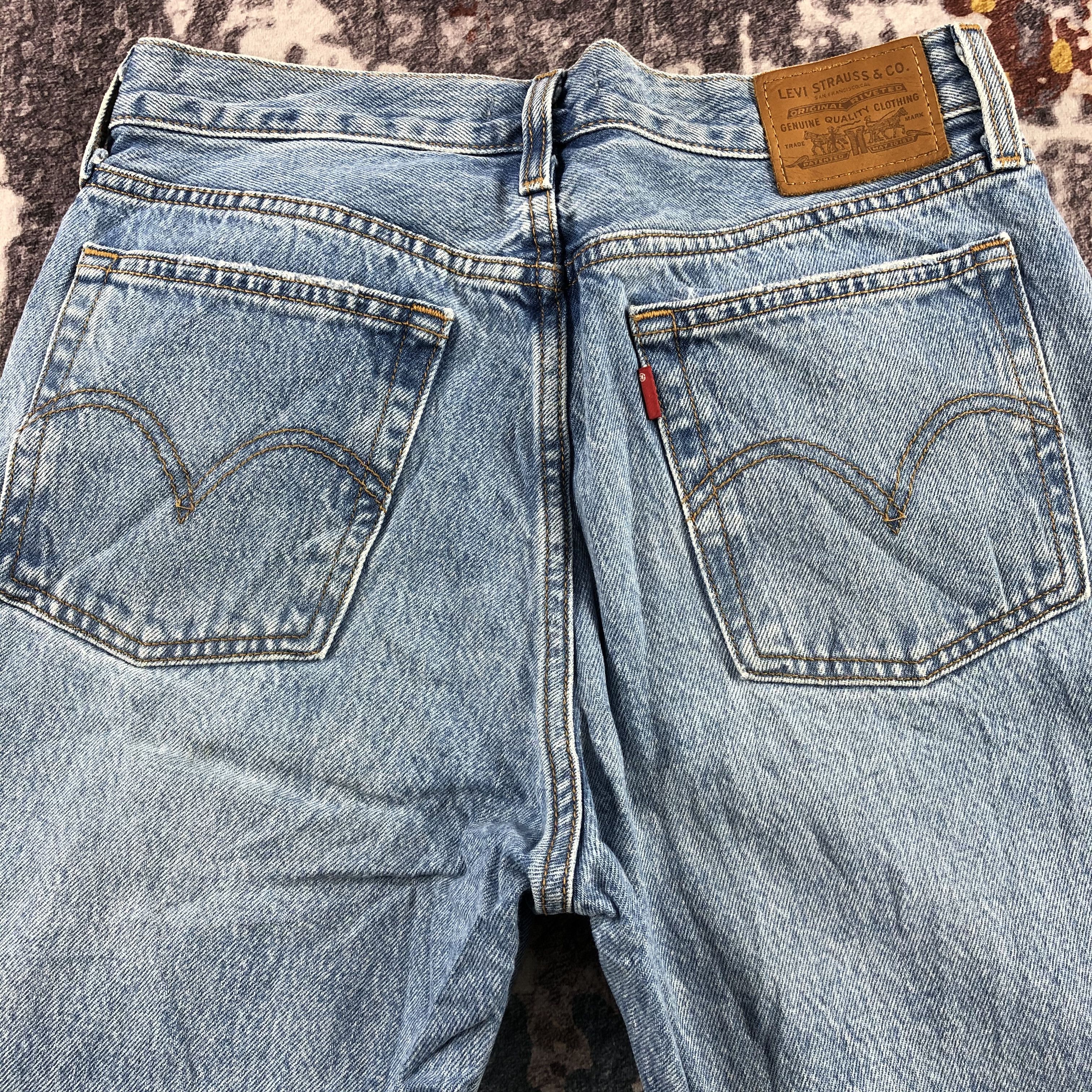 Levi's Vintage Blue Wash Levis 501 Jeans-JM3092 Size 29" - 4 Thumbnail