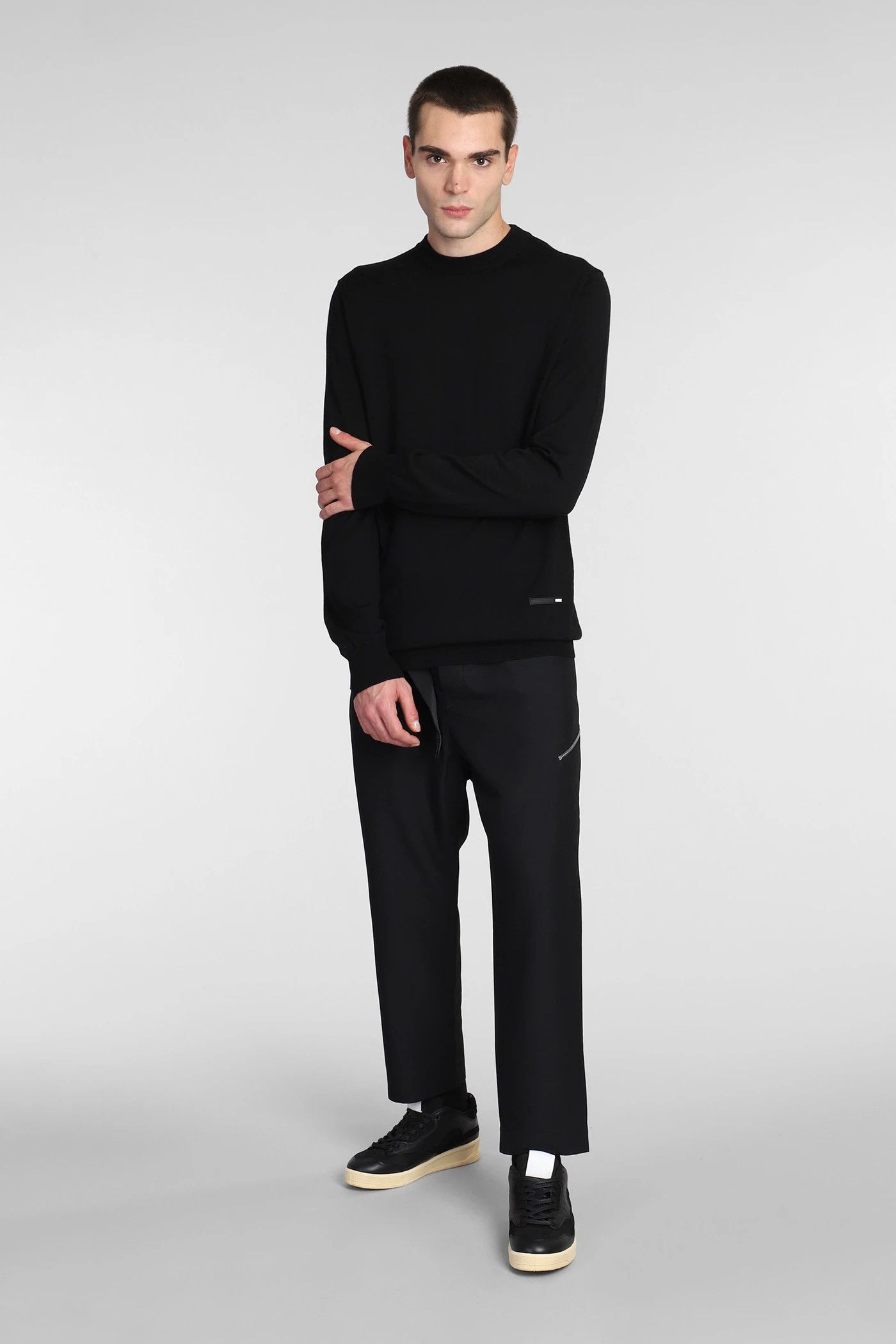 OAMC o1y0225 Logo Crewneck Sweater in Black Size US XS / EU 42 / 0 - 2 Thumbnail