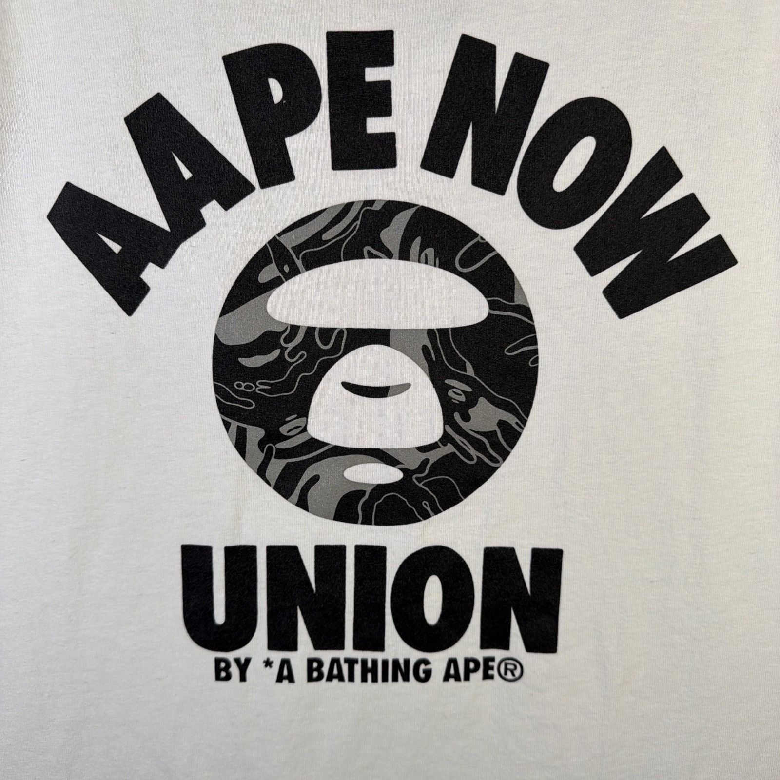 Aape Vintage BAPE Shirt Medium White 90s A Bathing Ape Union Size US M / EU 48-50 / 2 - 2 Thumbnail