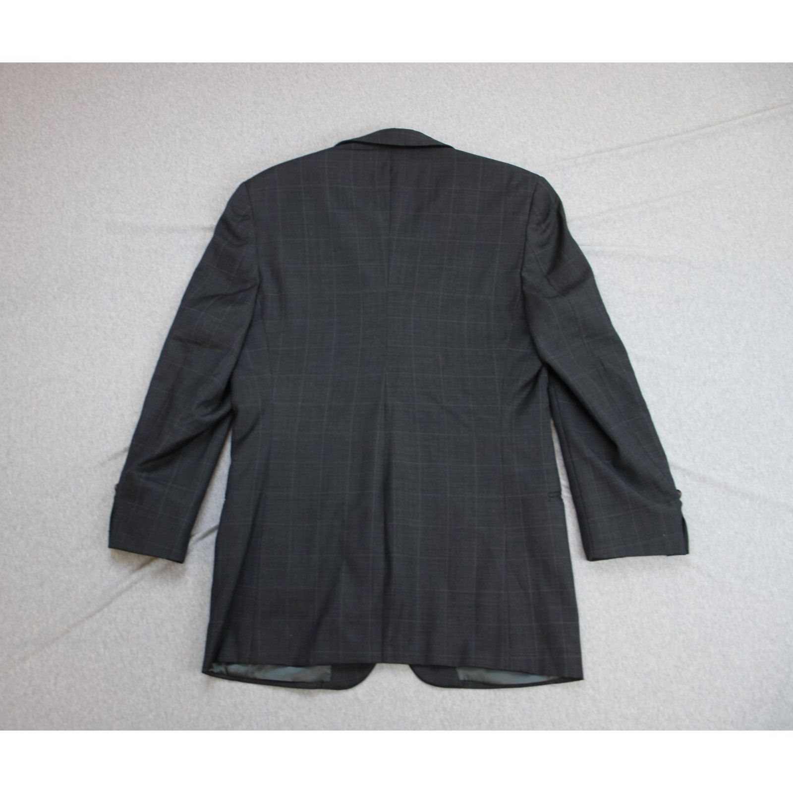 Lauren Ralph Lauren Lauren Ralph Lauren Blazer Men 36R Gray Check 100% Wool Size 36R - 2 Thumbnail