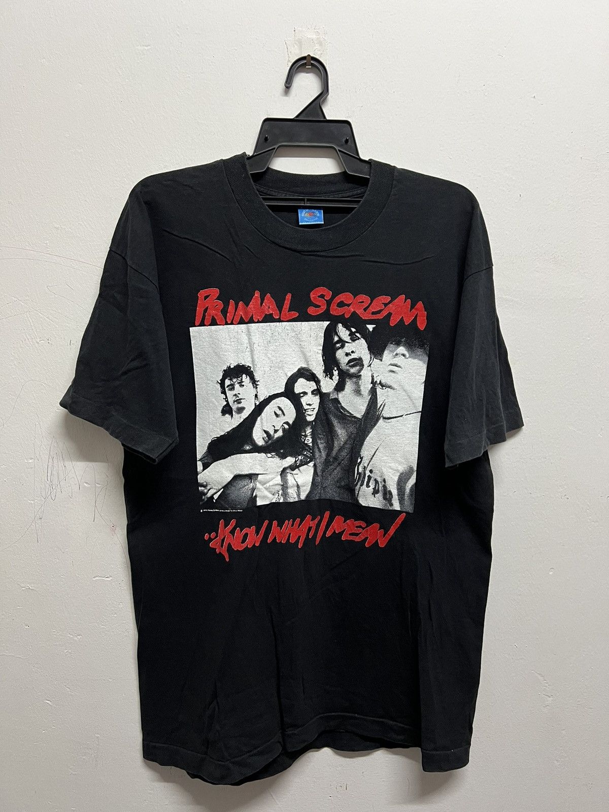 Band Tees × Vintage Vintage 90’s Primal Scream Britpop Band Tee Size US L / EU 52-54 / 3 - 1 Thumbnail