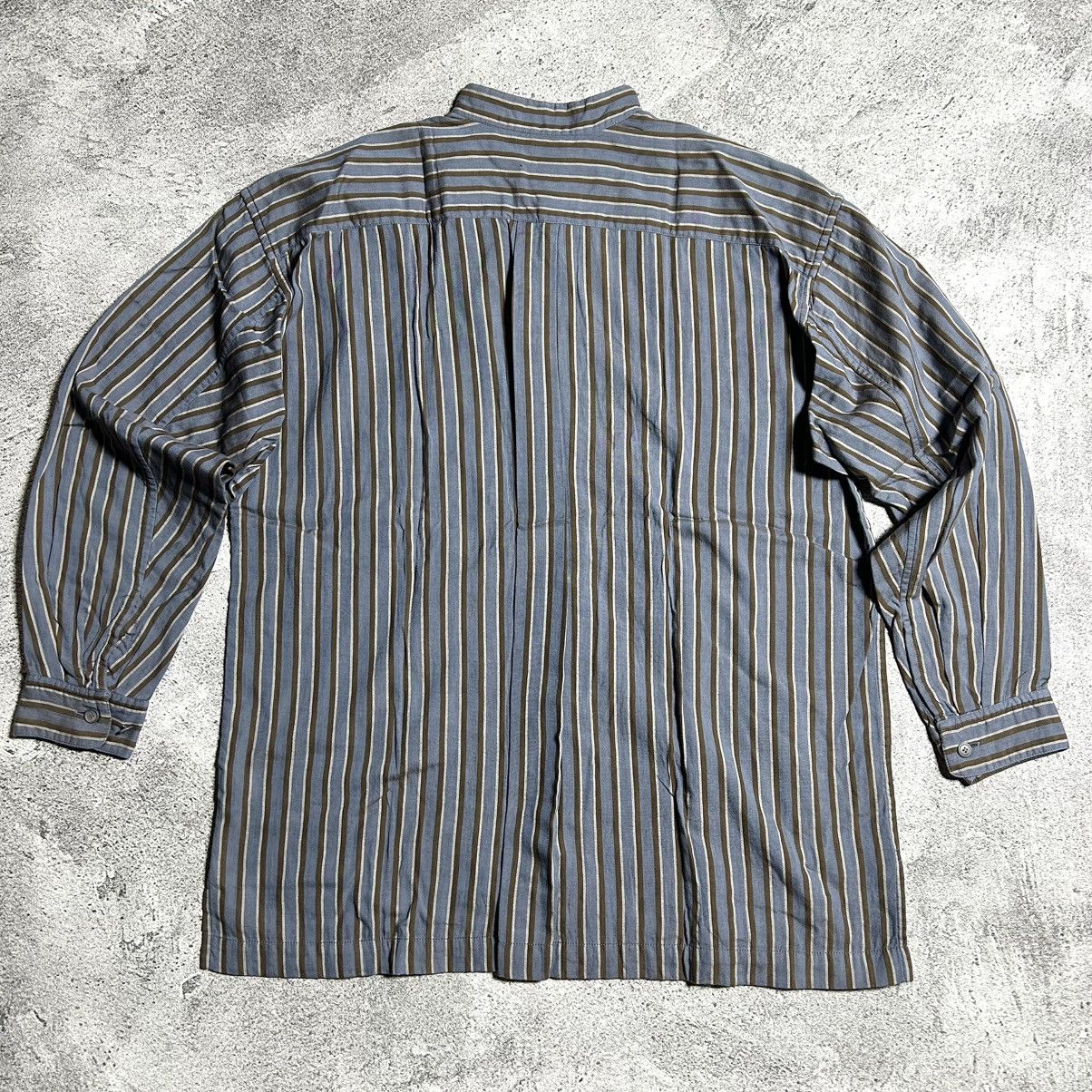 Issey Miyake 80s Issey Miyake Permanente Shangai Stripe Shirt Size US XL / EU 56 / 4 - 17 Thumbnail