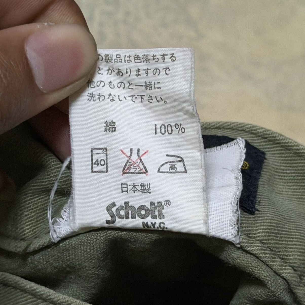 Schott Vintage Schott Military Army Cargo Pants Size US 31 - 9 Thumbnail