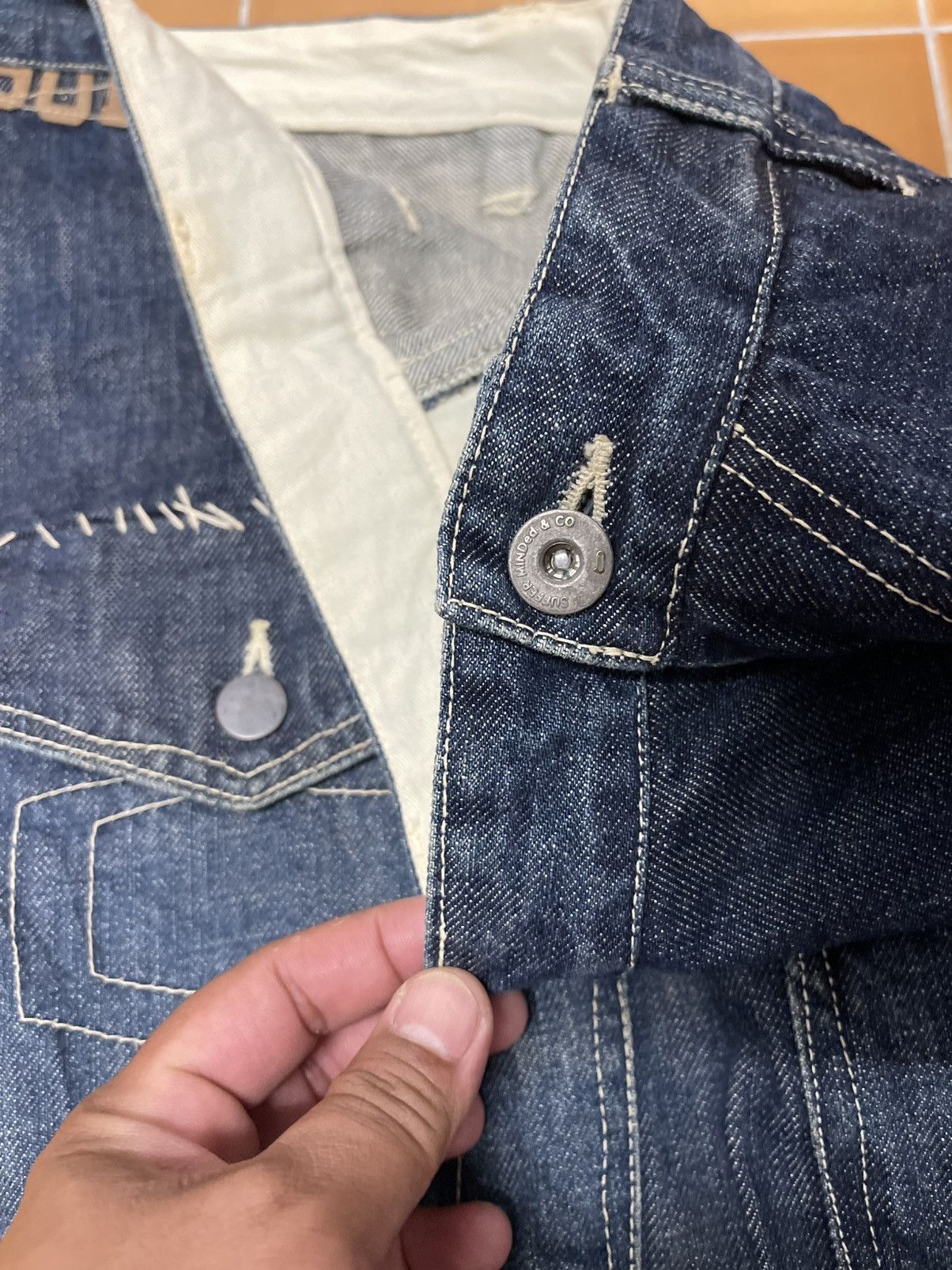 Other Made in Japan Suffer Minded & Co Denim Jeans Rare Design Size US 34 / EU 50 - 9 Thumbnail