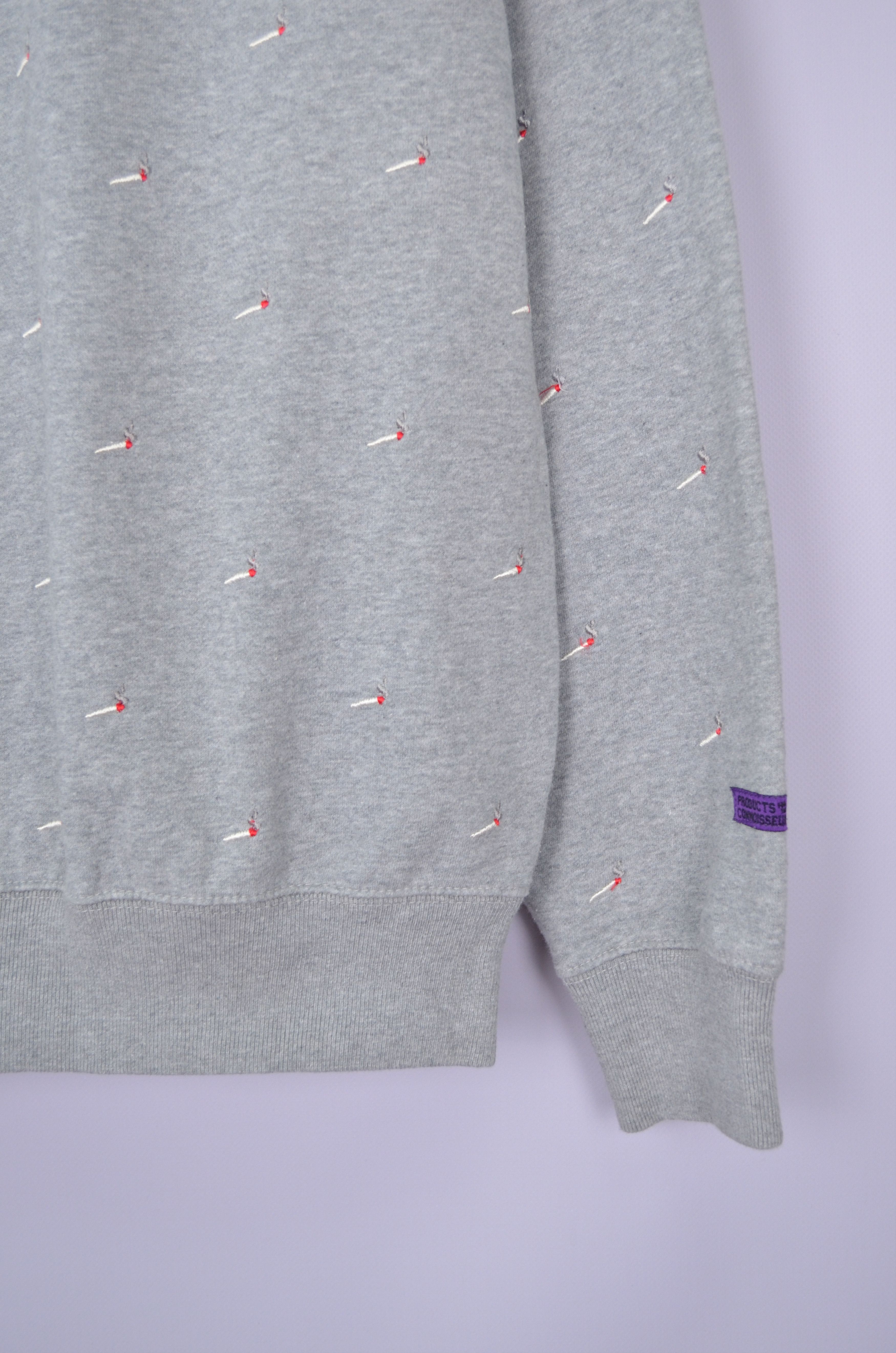 Designer The Smokers Club Crewneck Pullover Sweatshirt Size S Joint Size US S / EU 44-46 / 1 - 5 Thumbnail