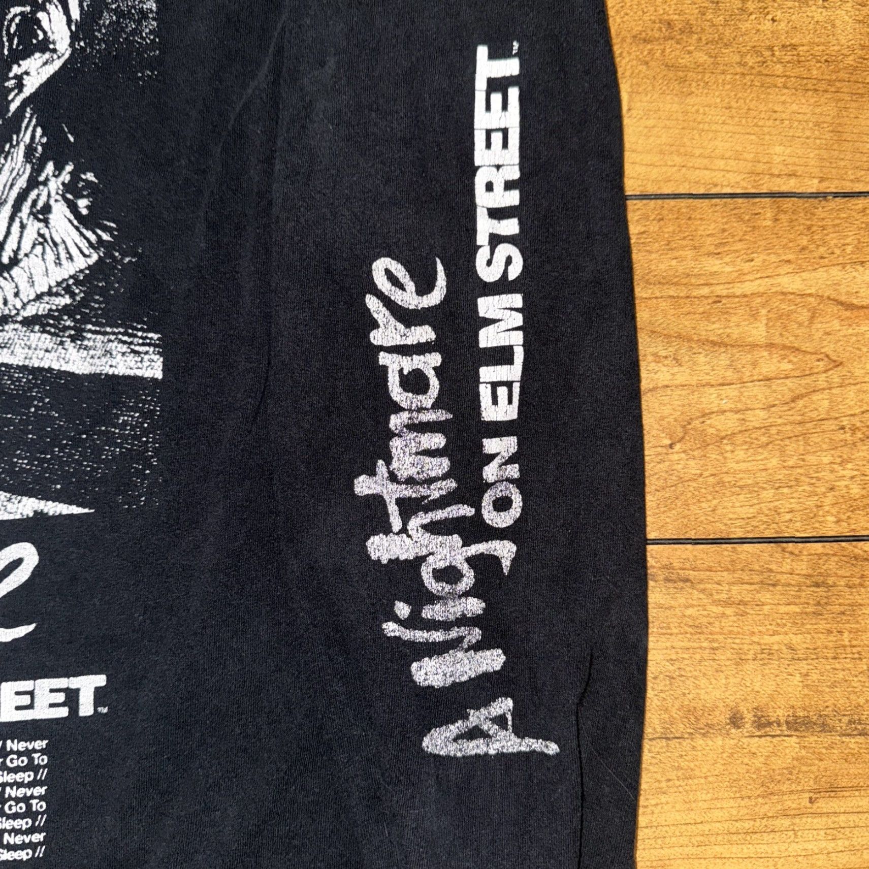Vintage VINTAGE A Nightmare On Elm Street Long Sleeve Shirt M Black Elm Street Freddy Krueger Mens 19x27 Medium Size US M / EU 48-50 / 2 - 3 Thumbnail