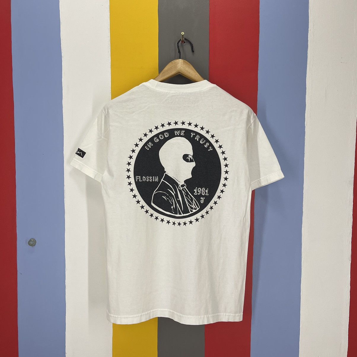 Other FLOSSIN In God We Trust Crew Neck T Shirt #1756/07 Size US M / EU 48-50 / 2 - 1 Thumbnail