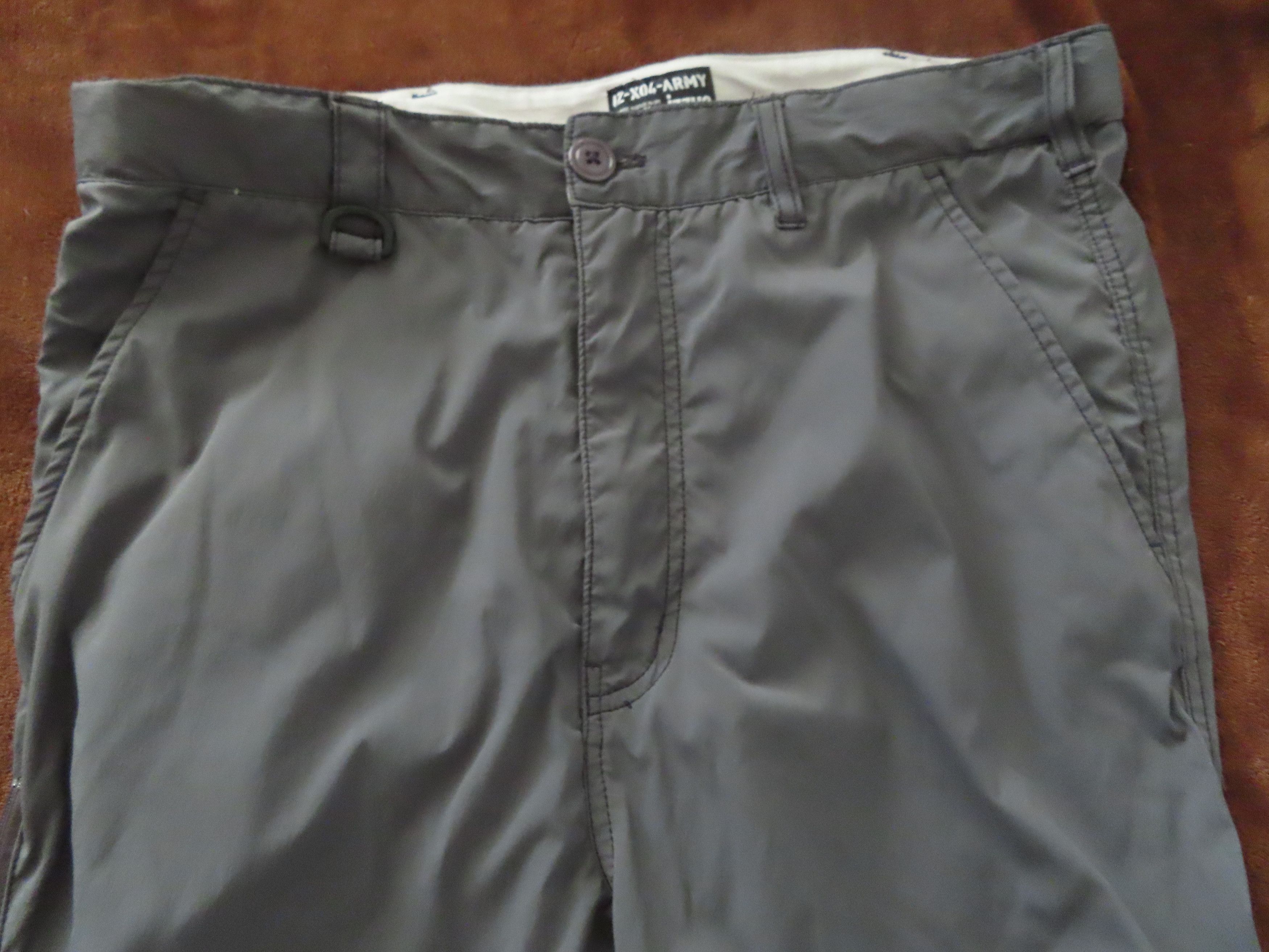 Designer × izzue ARMY IZZUE 1z IZ X04 Cargo grey Pants joggers Size US 34 / EU 50 - 3 Thumbnail