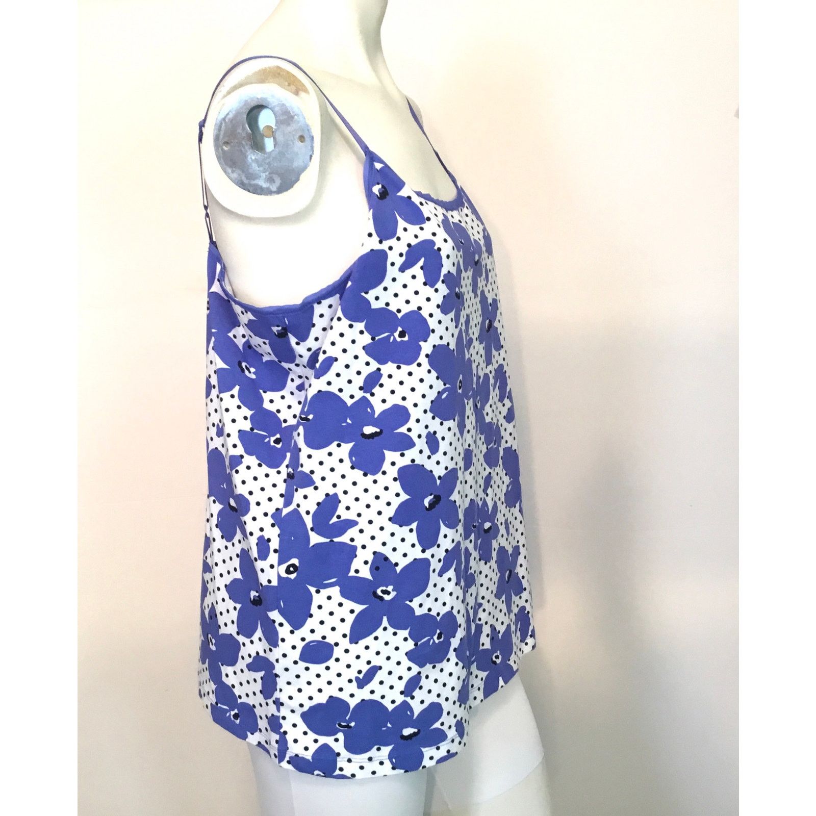 Other Lane Bryant Camisole NWT Size 18/20 Purple Floral Black Dot Size ONE SIZE - 5 Thumbnail
