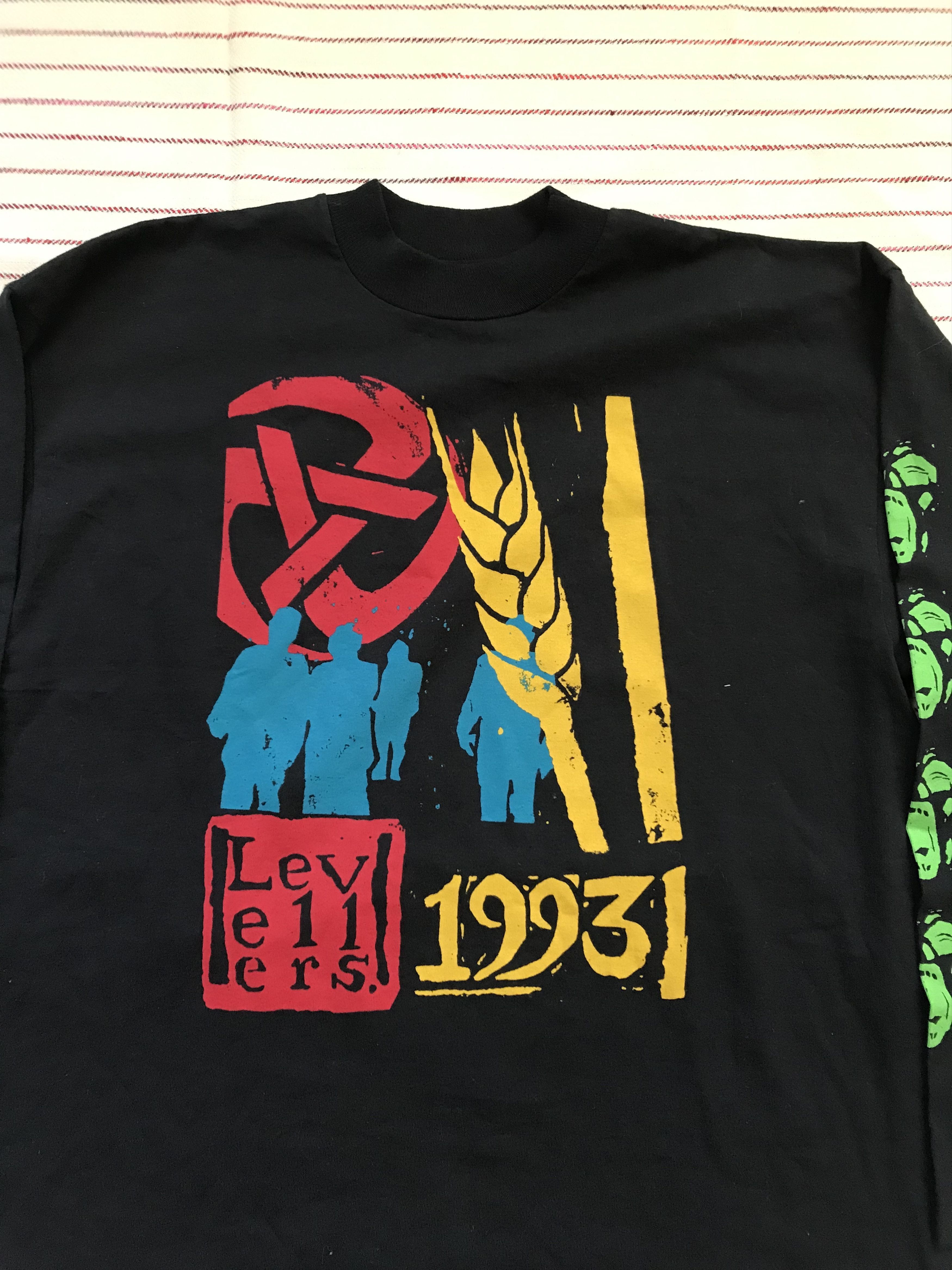 Band Tees × Vintage 90s Vintage The Levellers Subvert 1993 Tour Longsleeve Size US XL / EU 56 / 4 - 3 Thumbnail