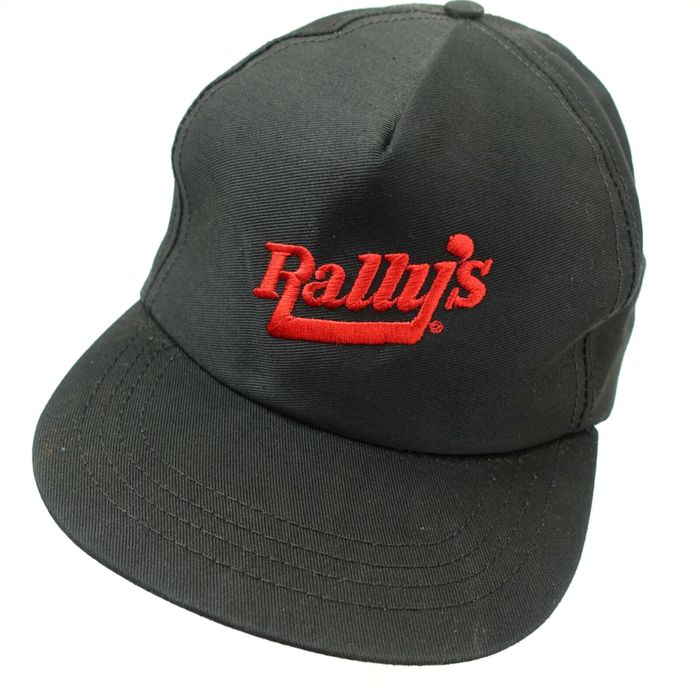 Bally Rally's Hamburger Fast Food Ball Cap Hat VTG snapback Baseball ...