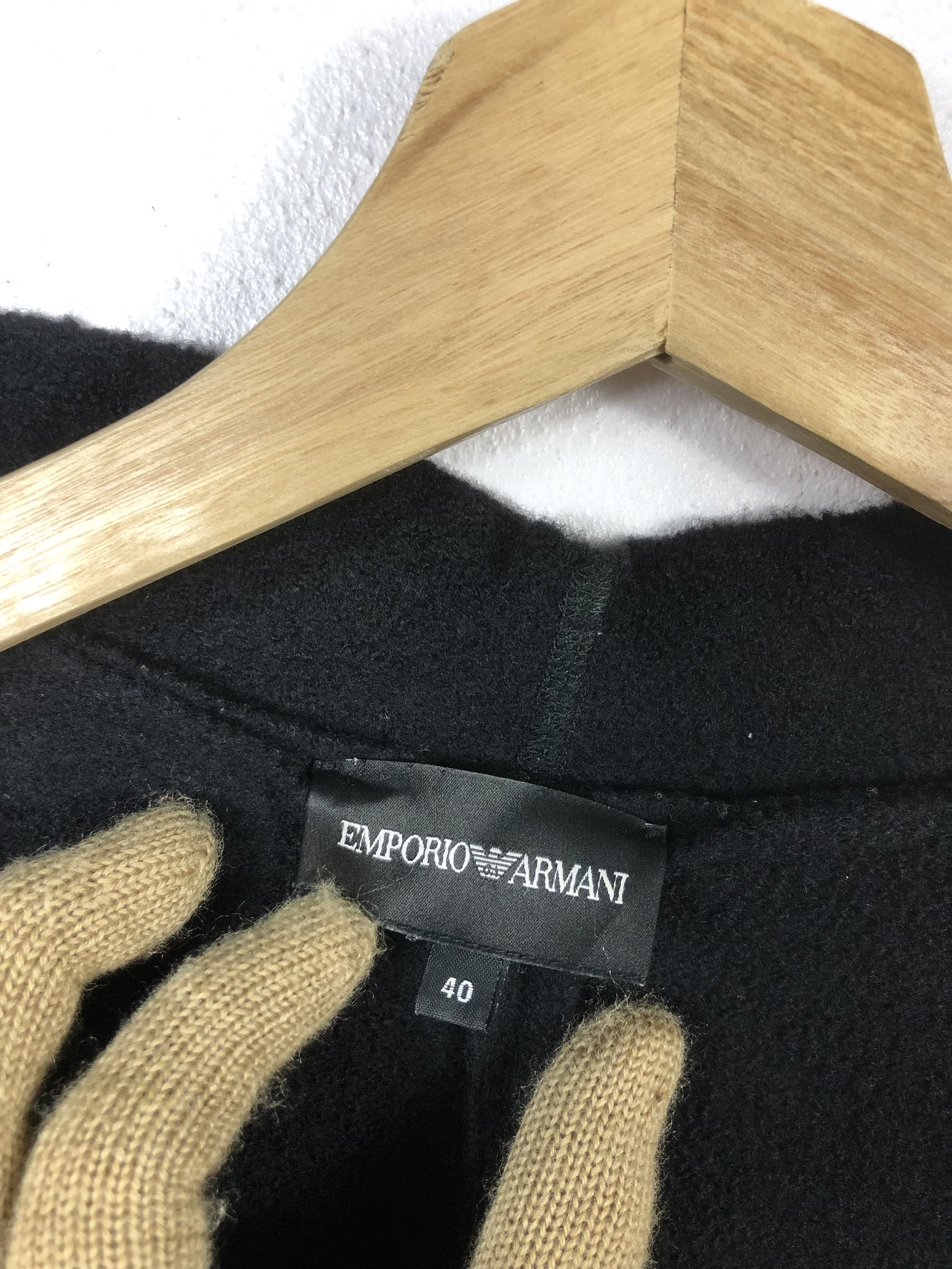 Emporio Armani Rare Emporio Armani Wool Button Jacket Size US XXS / EU 40 - 9 Thumbnail