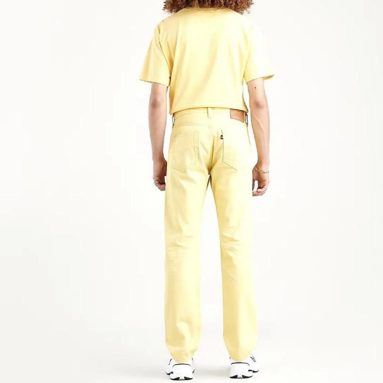 Levi's NWT Levi's Fresh 501 Original Straight Leg yellow Jeans Size US 38 / EU 54 - 5 Thumbnail