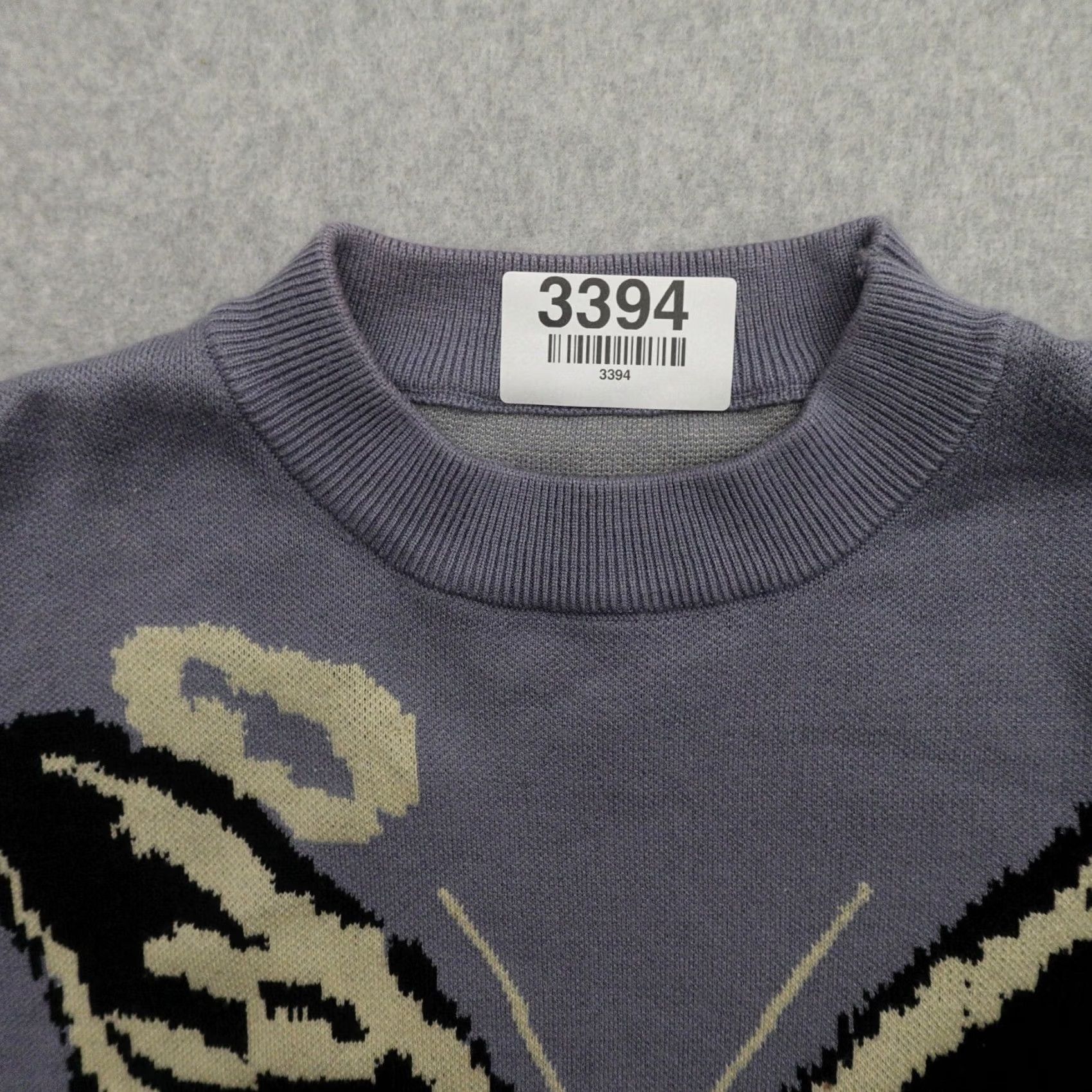 Round Two Round Two Satisthiec Sweater Mens Large (22X25) Blue Butterfly Knit Pullover Size US L / EU 52-54 / 3 - 3 Thumbnail