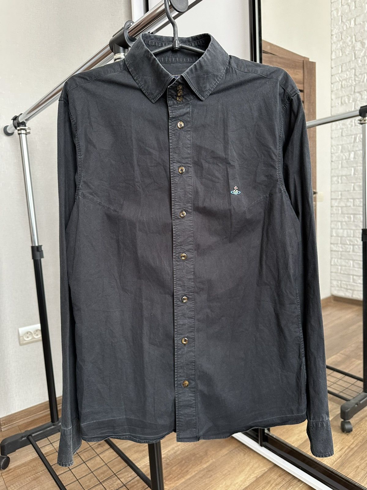 Vivienne Westwood Vivienne Westwood Shirt Button Up Long Sleeve Size US L / EU 52-54 / 3 - 3 Thumbnail