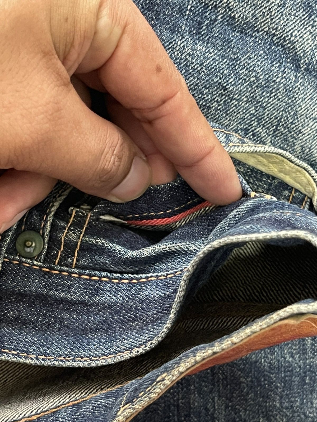 Kapital Kountry Kapital Red Selveged Denim Respect Your Elders Size US 30 / EU 46 - 18 Thumbnail