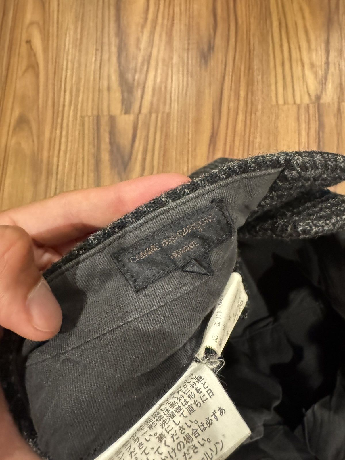 Comme des Garcons Homme Comme des Garcons Thick Wool Pants Size US 30 / EU 46 - 3 Thumbnail