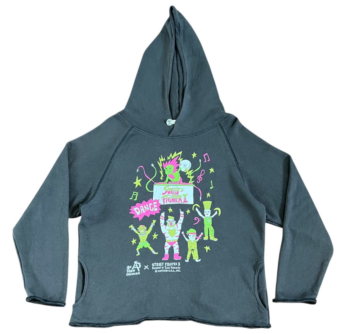 Anime × Japanese Brand × go slow caravan Vintage Go Slow Caravan x Street Fighter 2 Capcom USA Hoodie Size US L / EU 52-54 / 3 - 1 Thumbnail