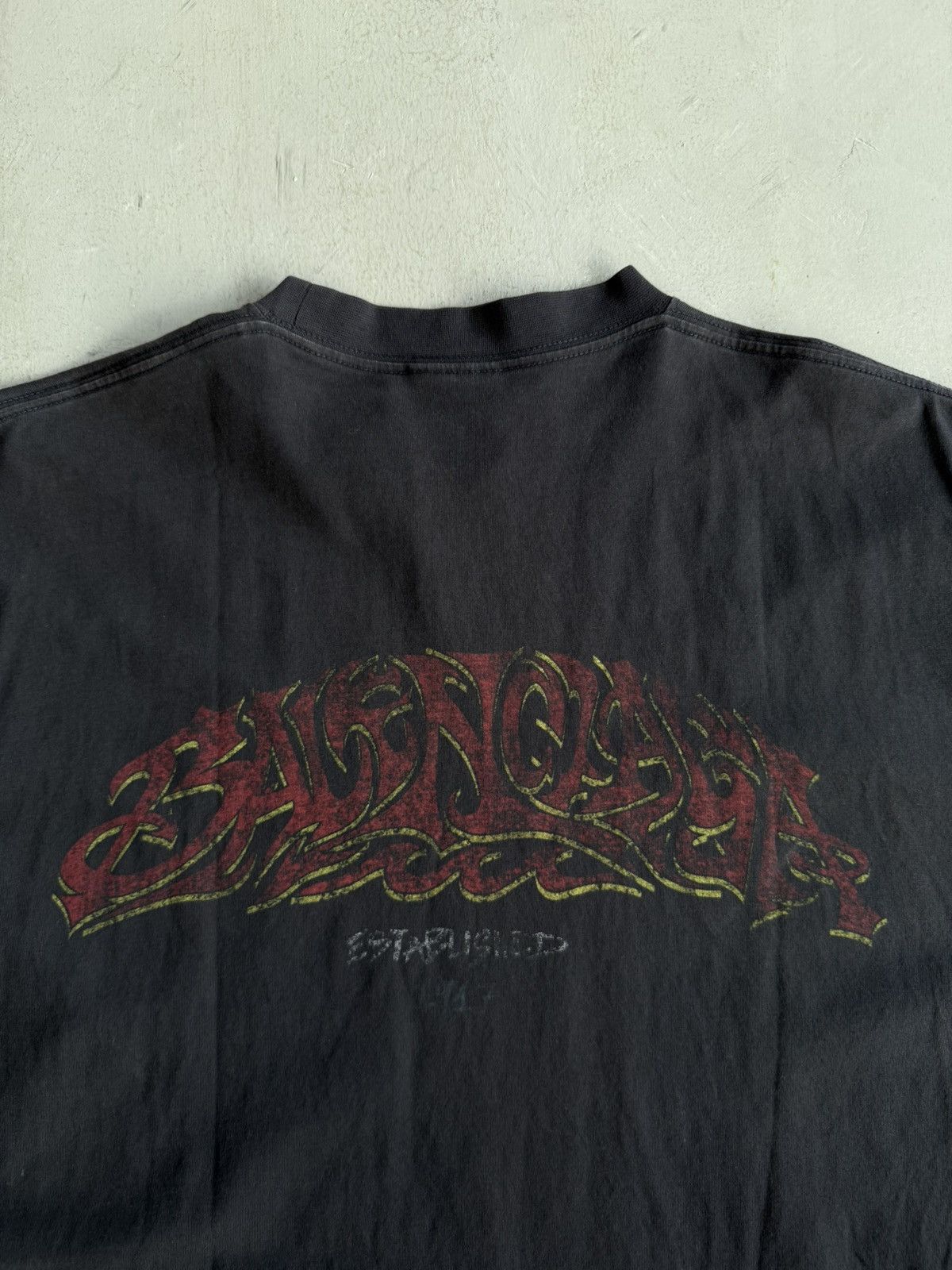 Balenciaga Balenciaga - Offshore Logo Tee Size US XXL / EU 58 / 5 - 1 Thumbnail