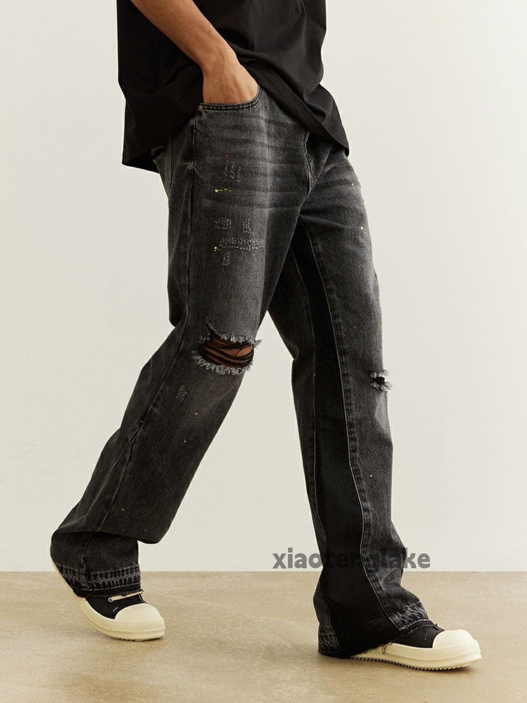 Jean × Vintage washed faded cleanfit yuppie bootcut hiphop jeans Size US 34 / EU 50 - 5 Thumbnail