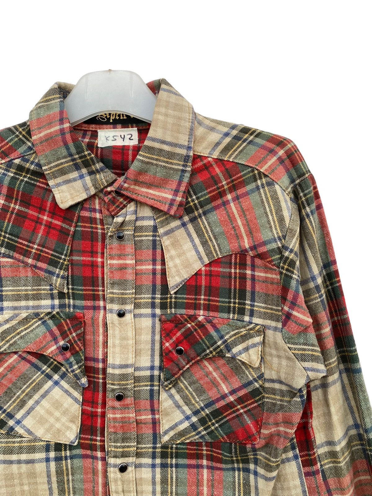 April 77 Vintage April 77 Checkered Western Flannel Shirt Size US S / EU 44-46 / 1 - 3 Thumbnail
