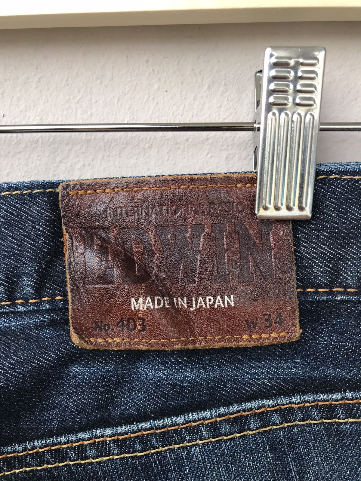 Edwin Vintage Edwin 403 Distressed Denim Size US 34 / EU 50 - 9 Thumbnail
