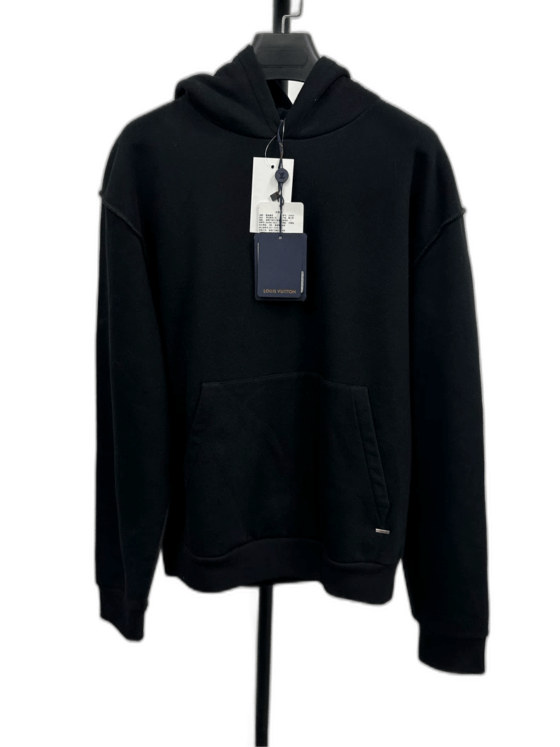 Louis Vuitton Louis Vuitton Black Long Sleeve Hoodie-2506 Size US S / EU 44-46 / 1 - 1 Thumbnail