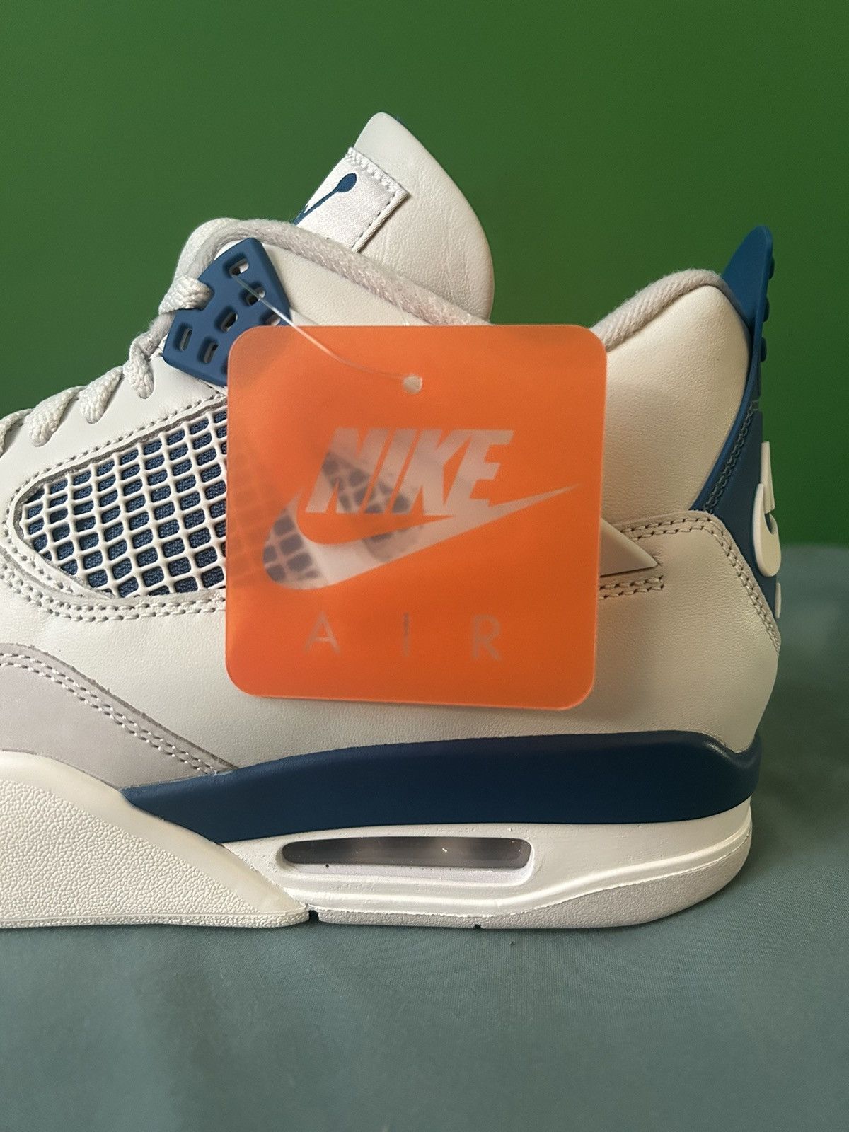 Jordan Brand Nike Air Jordan 4 Military Blue 2024 Size US 10.5 / EU 43-44 - 7 Thumbnail