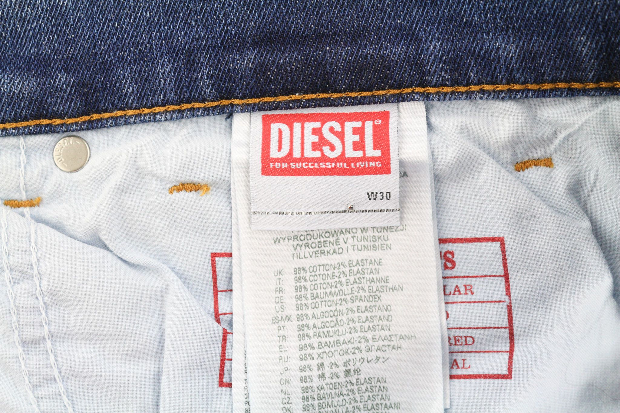 Diesel 2005 D-FINING 09E07 W30/L30 Distress 40404 Size US 30 / EU 46 - 9 Thumbnail
